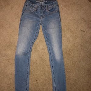 American Eagle size 0 super stretch skinny jeans